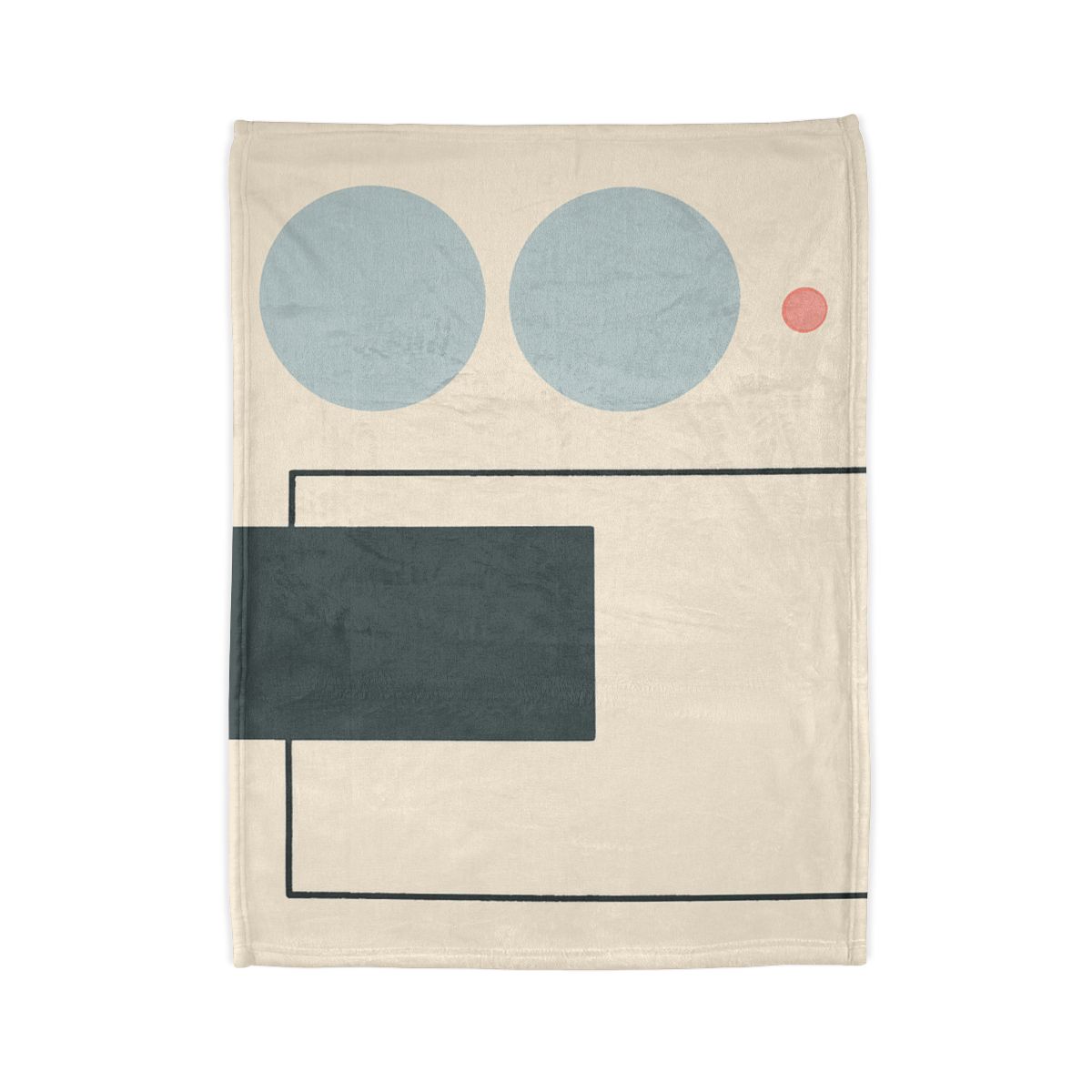 Offset Frame With Two Quiet Discs trendy patterned blankets