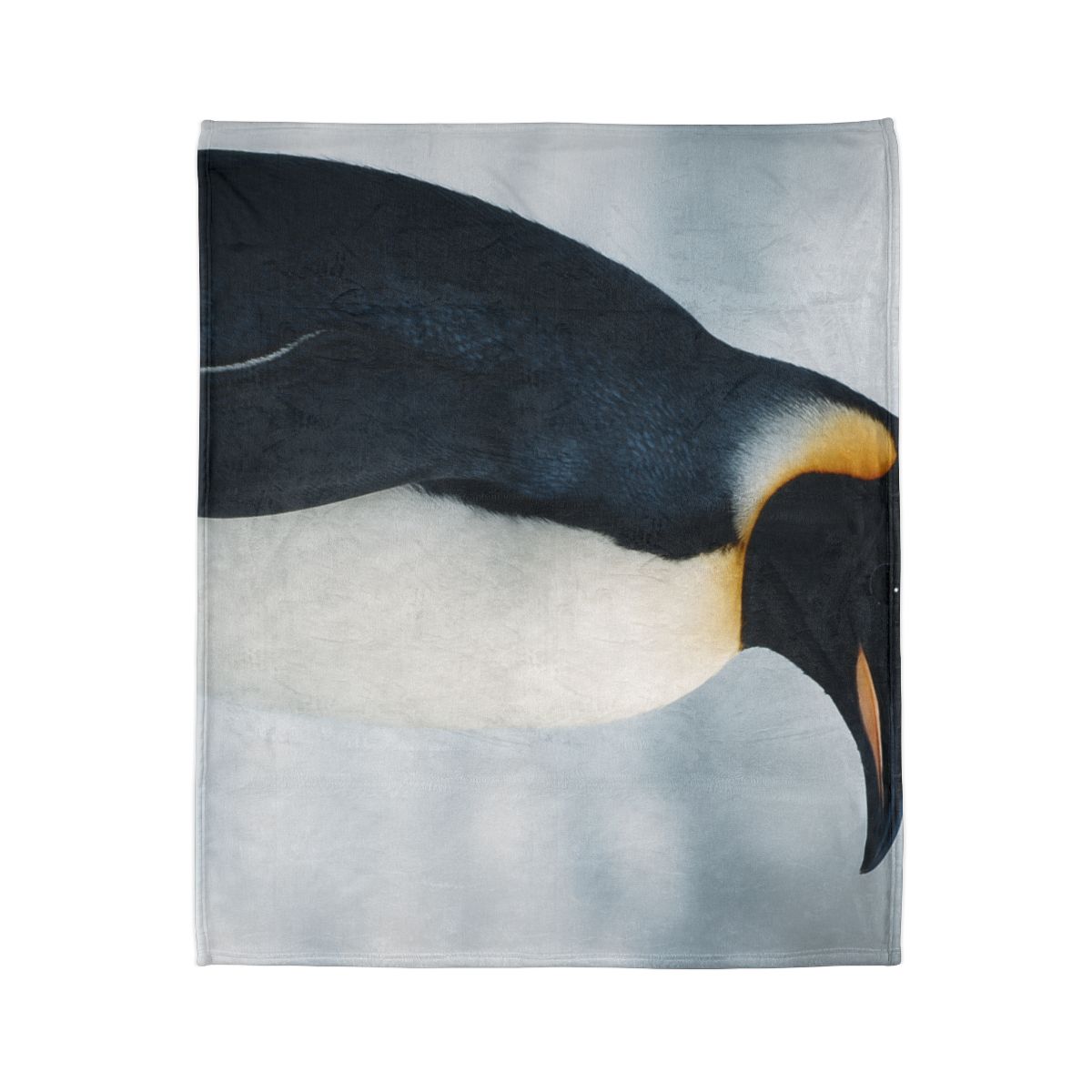 Aurora Drift Emperor Penguin unique gift blanketscustom blankets
