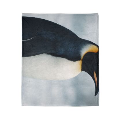 Aurora Drift Emperor Penguin unique gift blanketscustom blankets