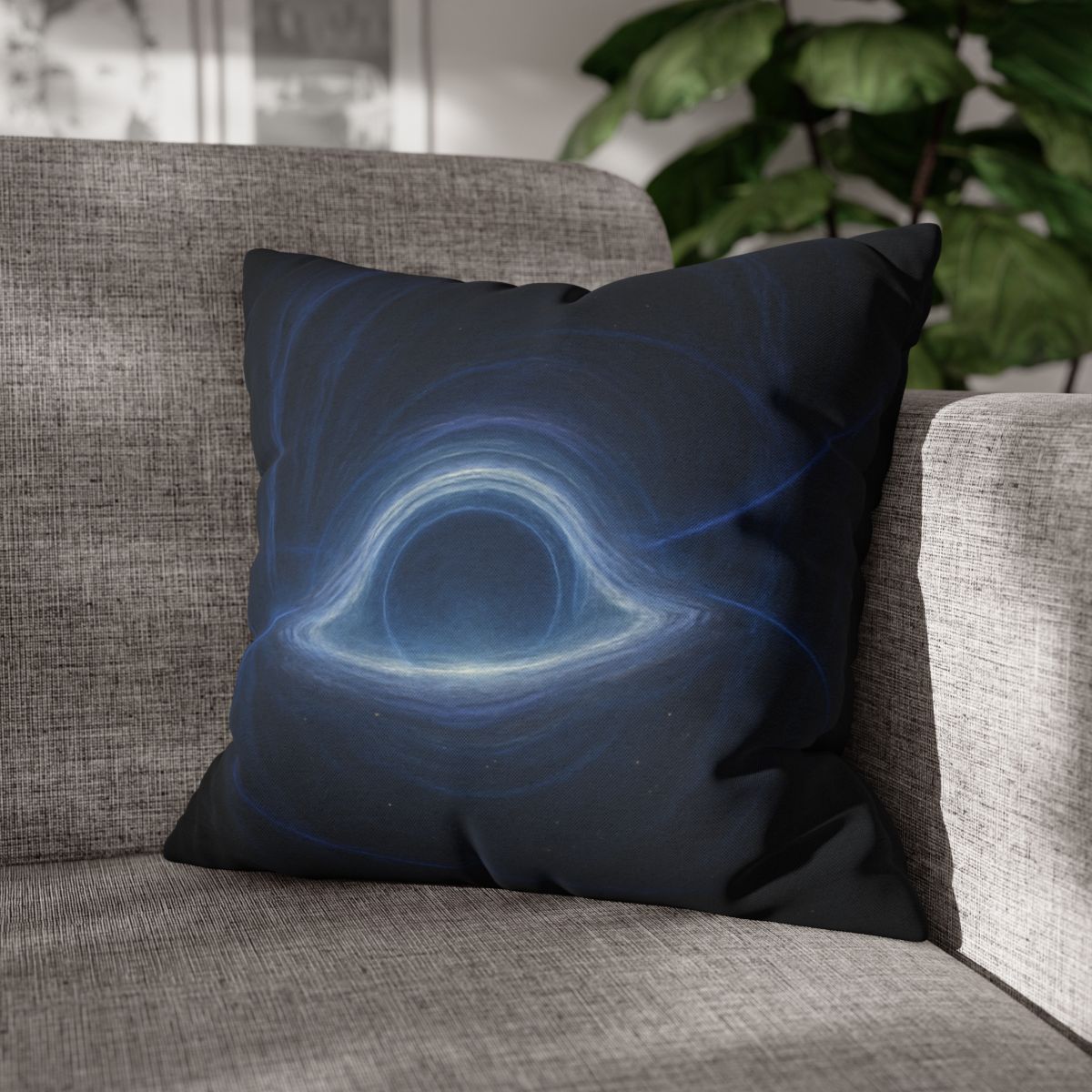 Luminous Event Horizon Veil soft cotton pillow cases