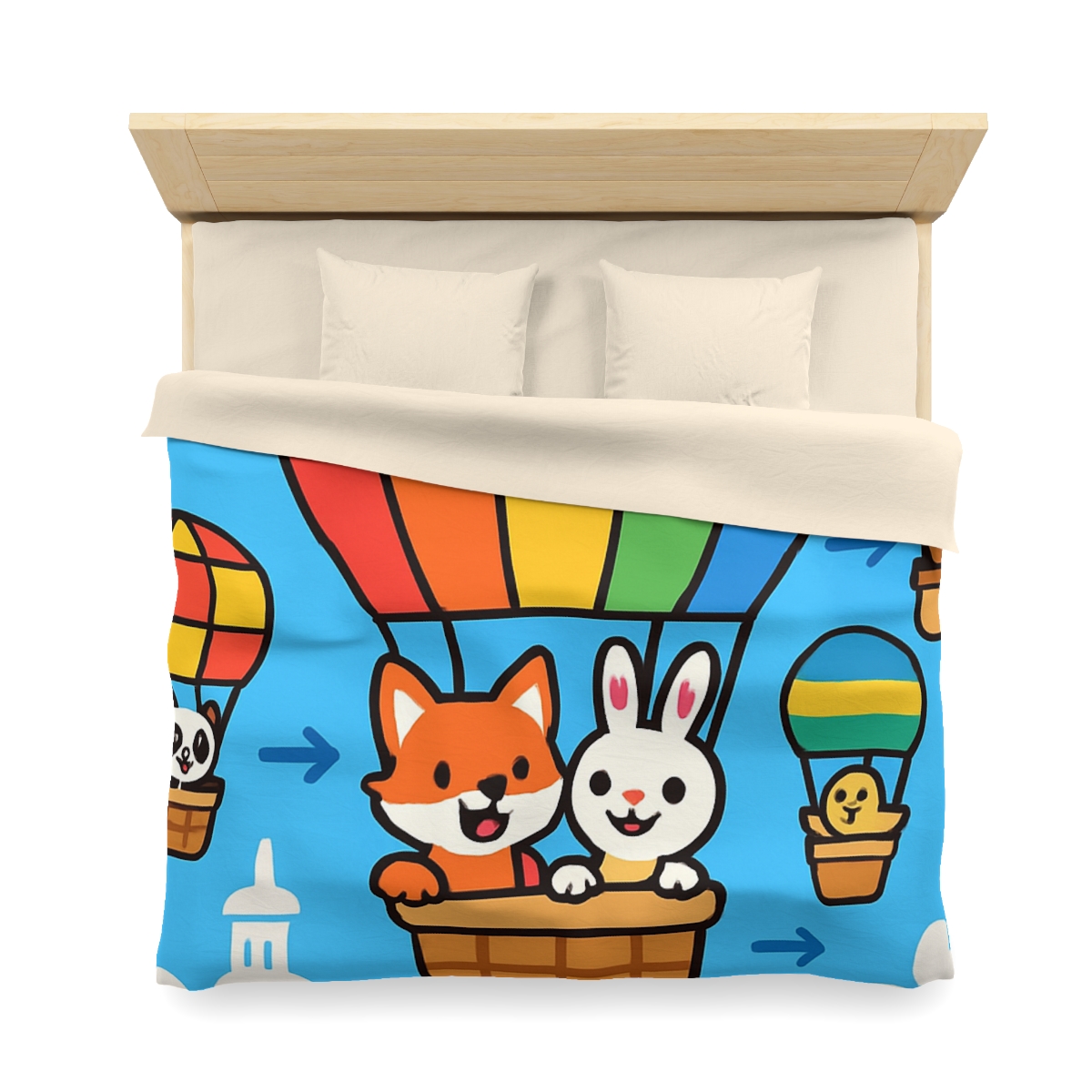Cloud City Balloon Race warm winter duvets