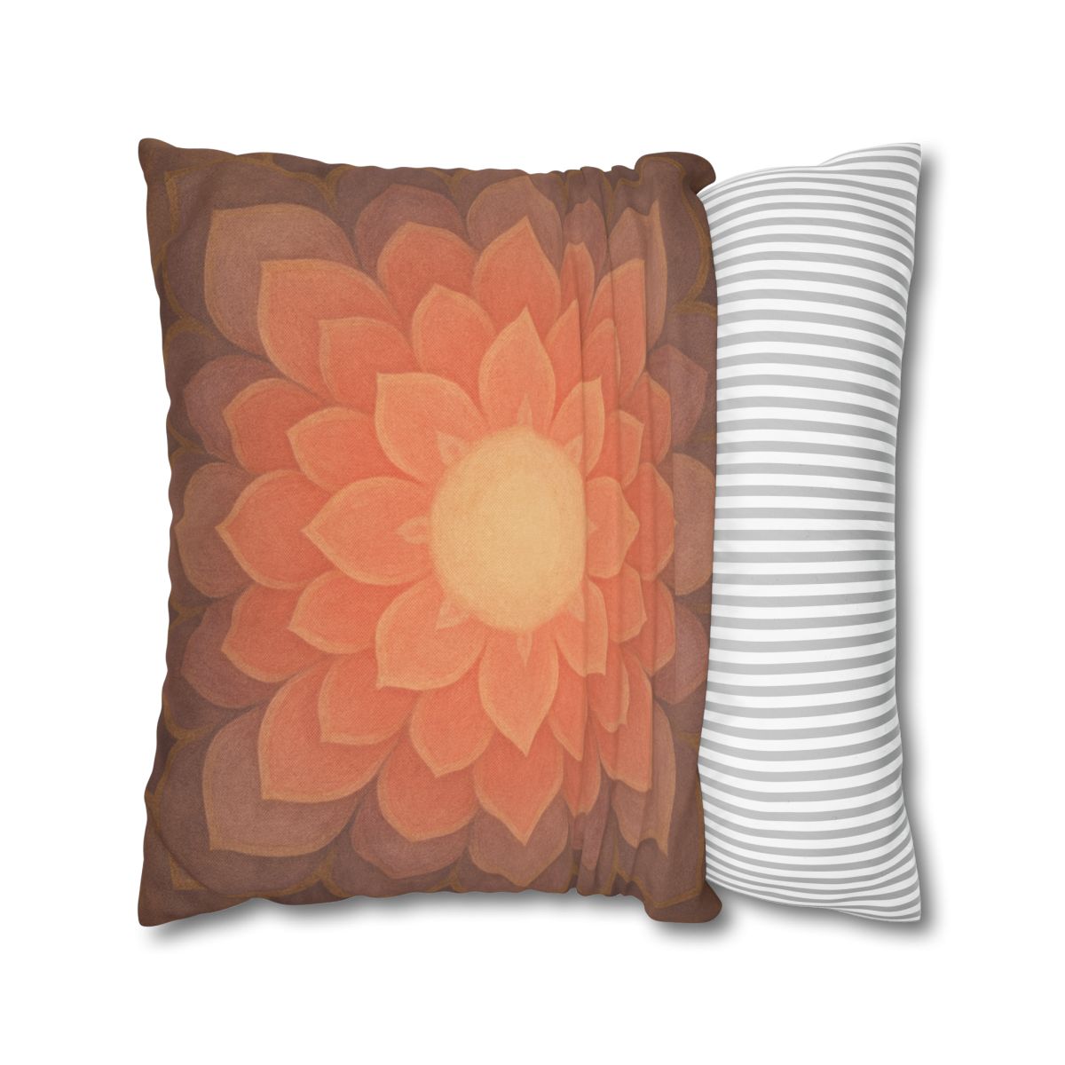 Petal Mandala Overlay stylish decorative pillowcases