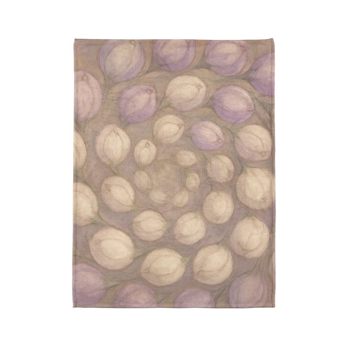 Bud Spiral Chorus soft fleece blankets