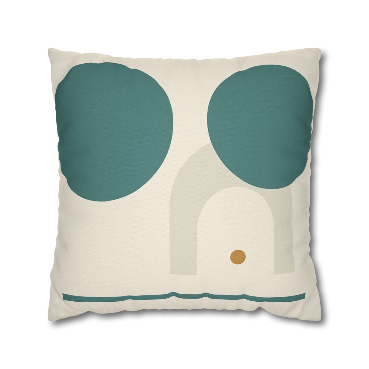 Quiet Triad With Offset Arc custom pillow cases