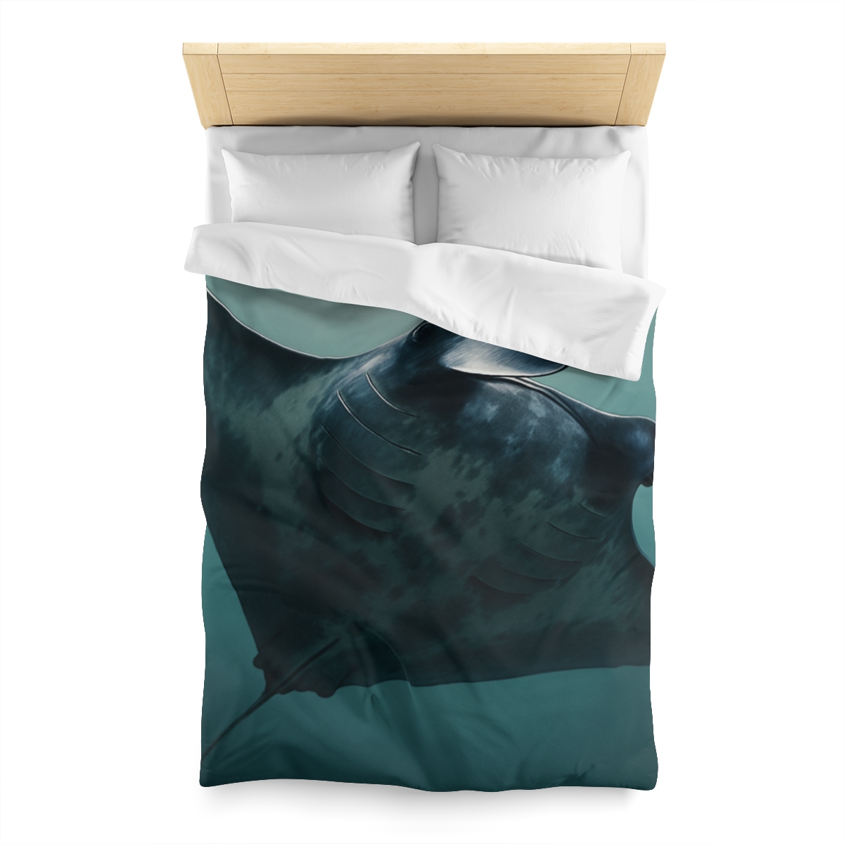 Nebula Glide Giant Manta Ray stylish duvet covers