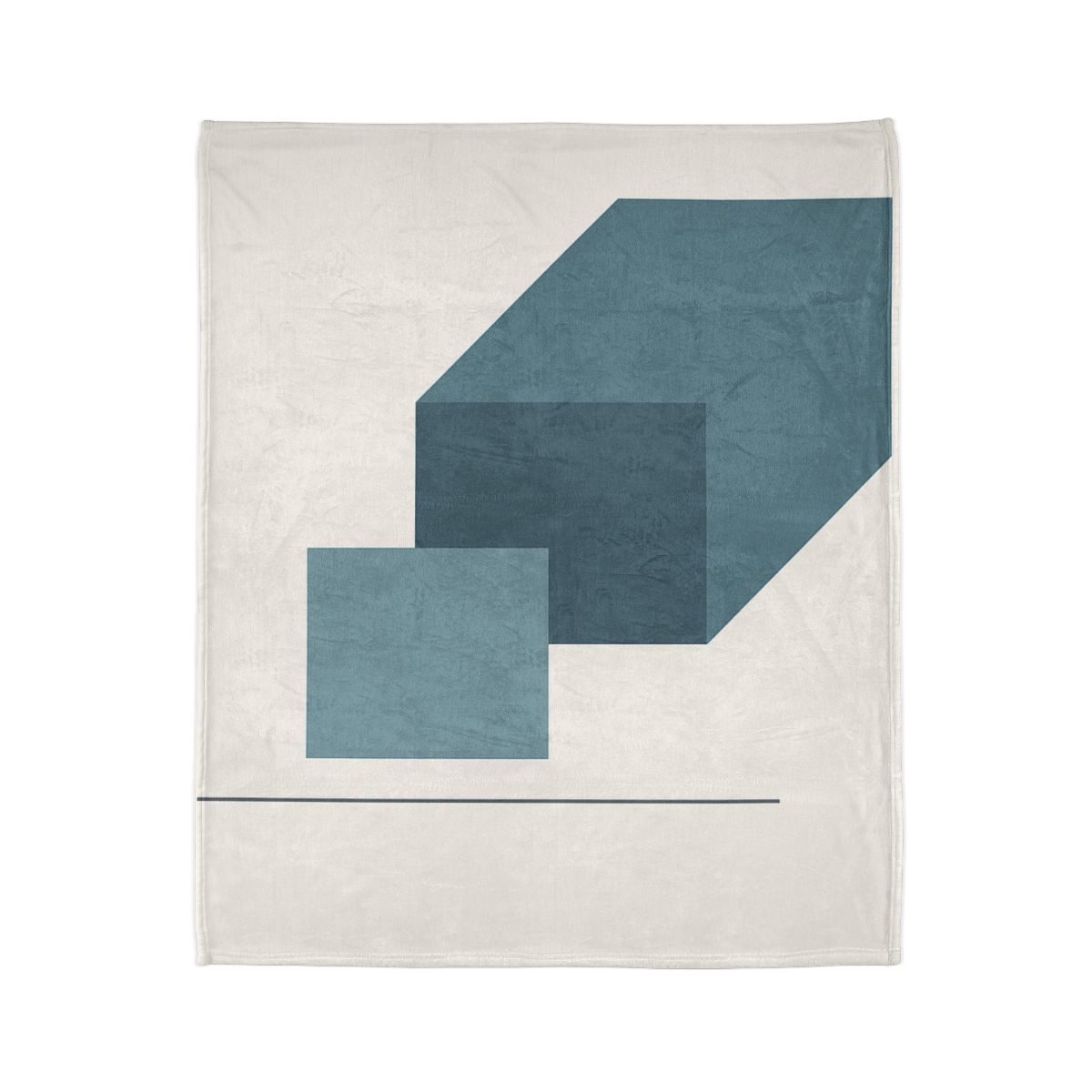 Stepped Rectangle Orbits personalized cozy blankets