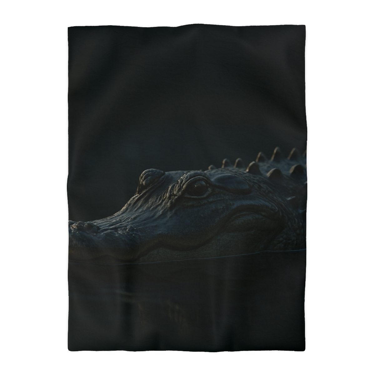 Moonlit Stillness American Alligator warm winter duvets