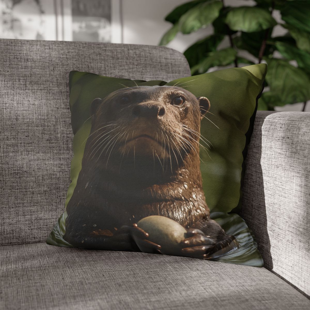 River Drift Giant Otter comfortable bedding pillow covers