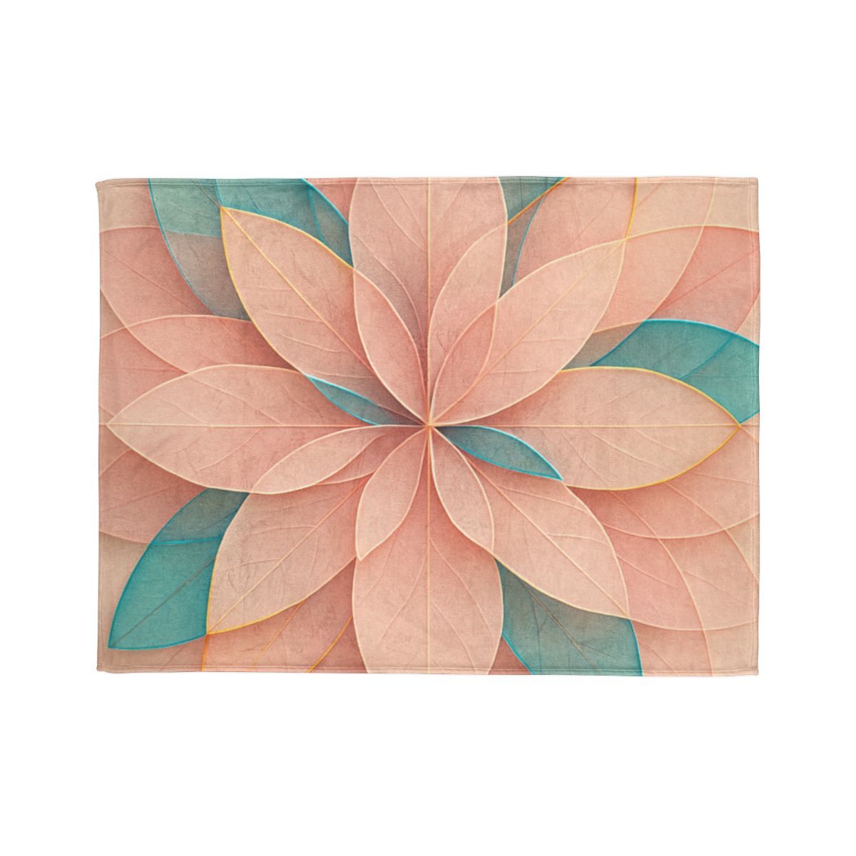 Petal Prism Overlap warm winter blankets