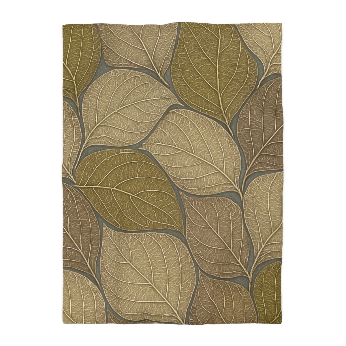 Leaf Skeleton Mosaic designer printed duvets