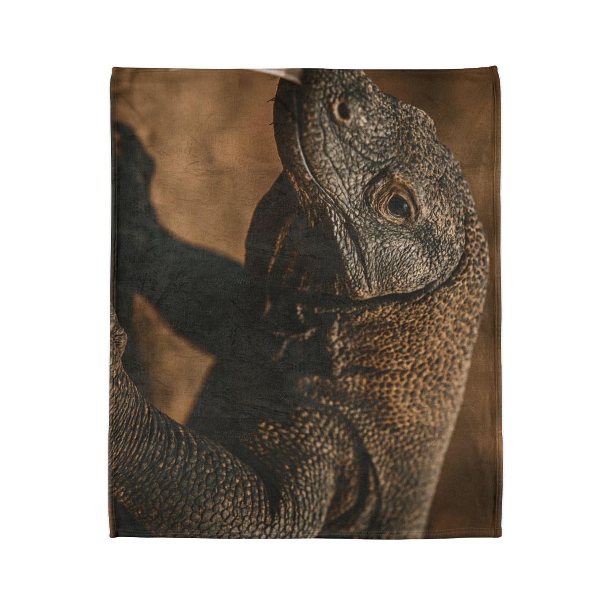 Ancient Sentinel Komodo Dragon stylish throw blankets