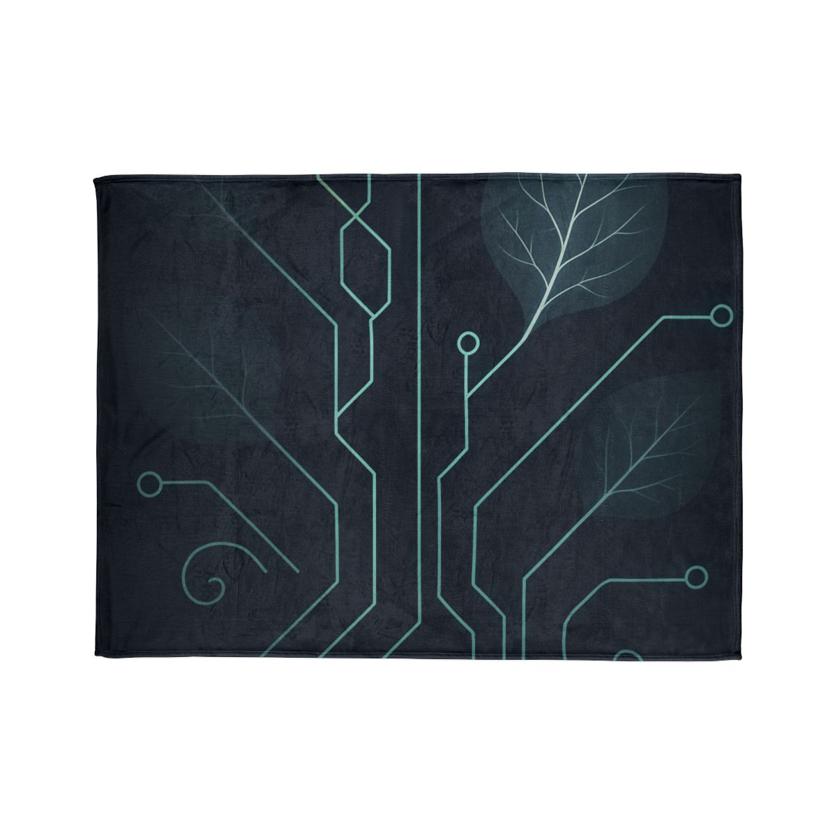 Vine Circuit Filigree soft fleece blankets
