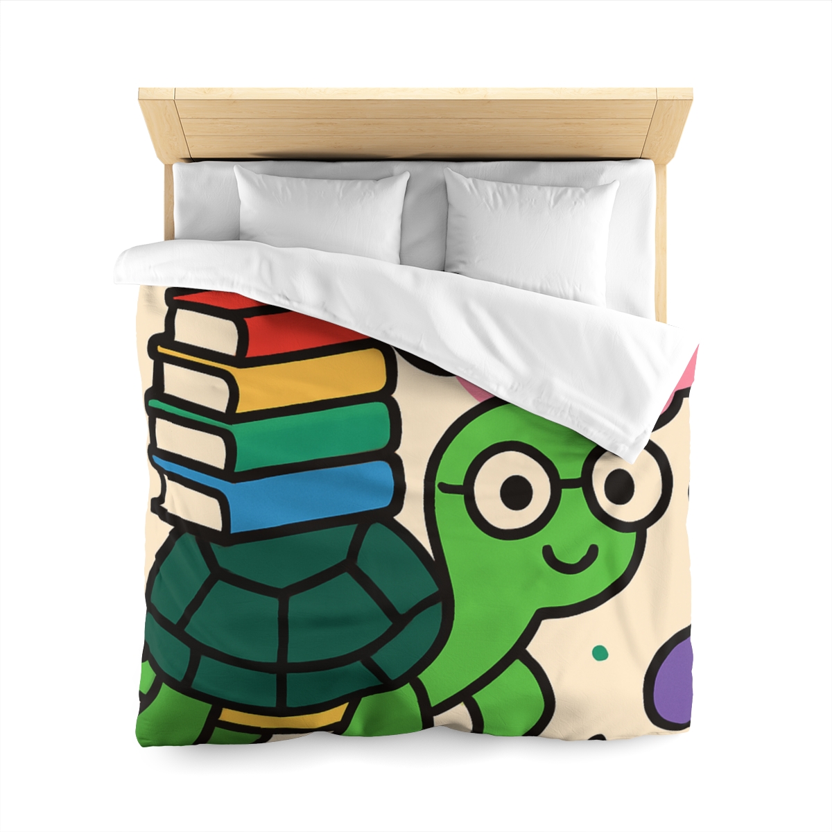 Nebula Library Turtle personalized bedding duvets