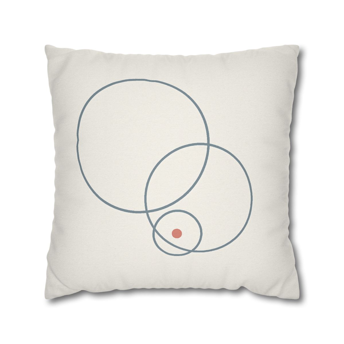Quiet Orbit Of Three Rings stylish decorative pillowcases
