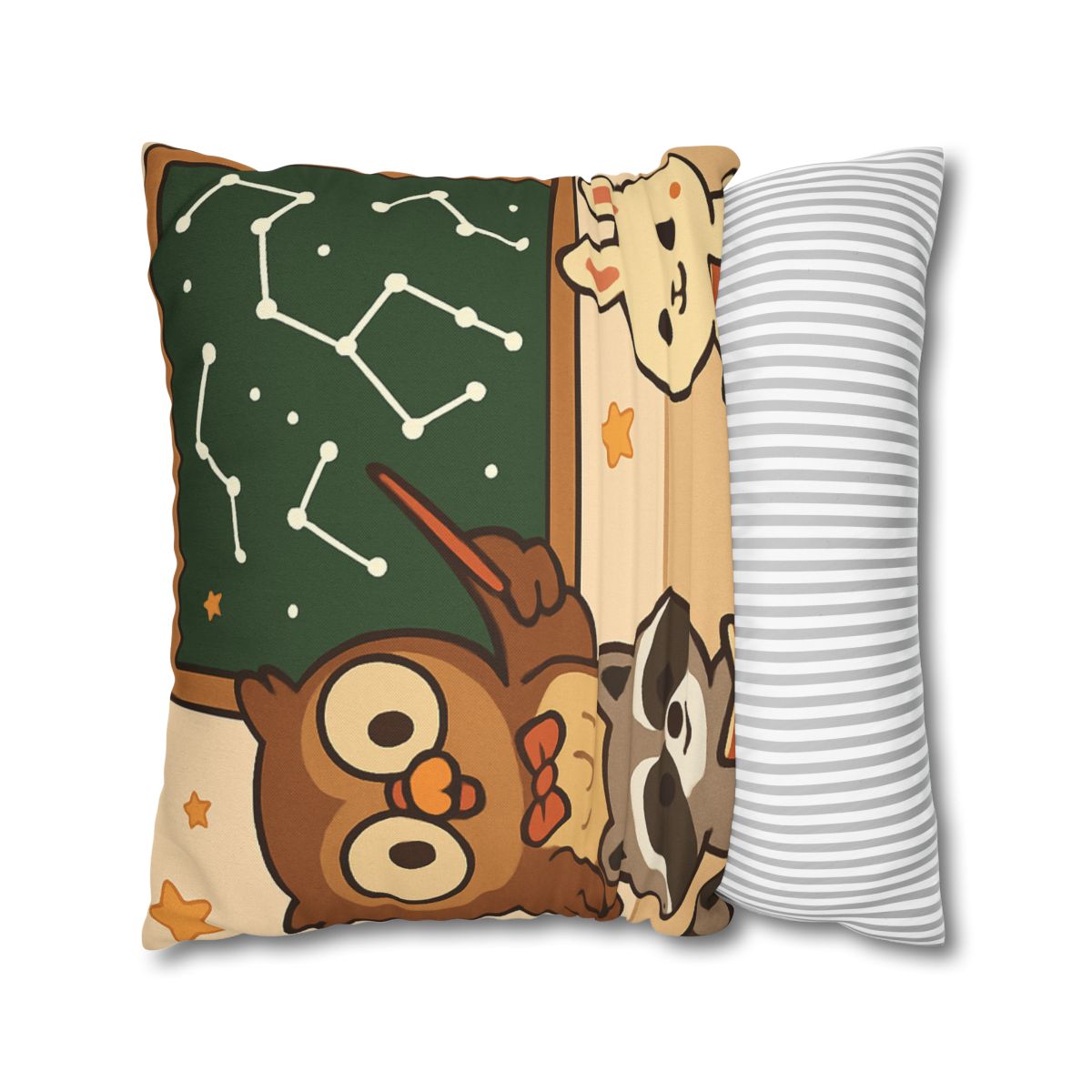 Comet Classroom Owl And The Star Map Chalkboard soft cotton pillow cases