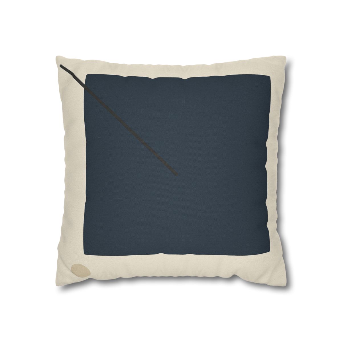 Diagonal Line And Square Balance soft cotton pillow cases