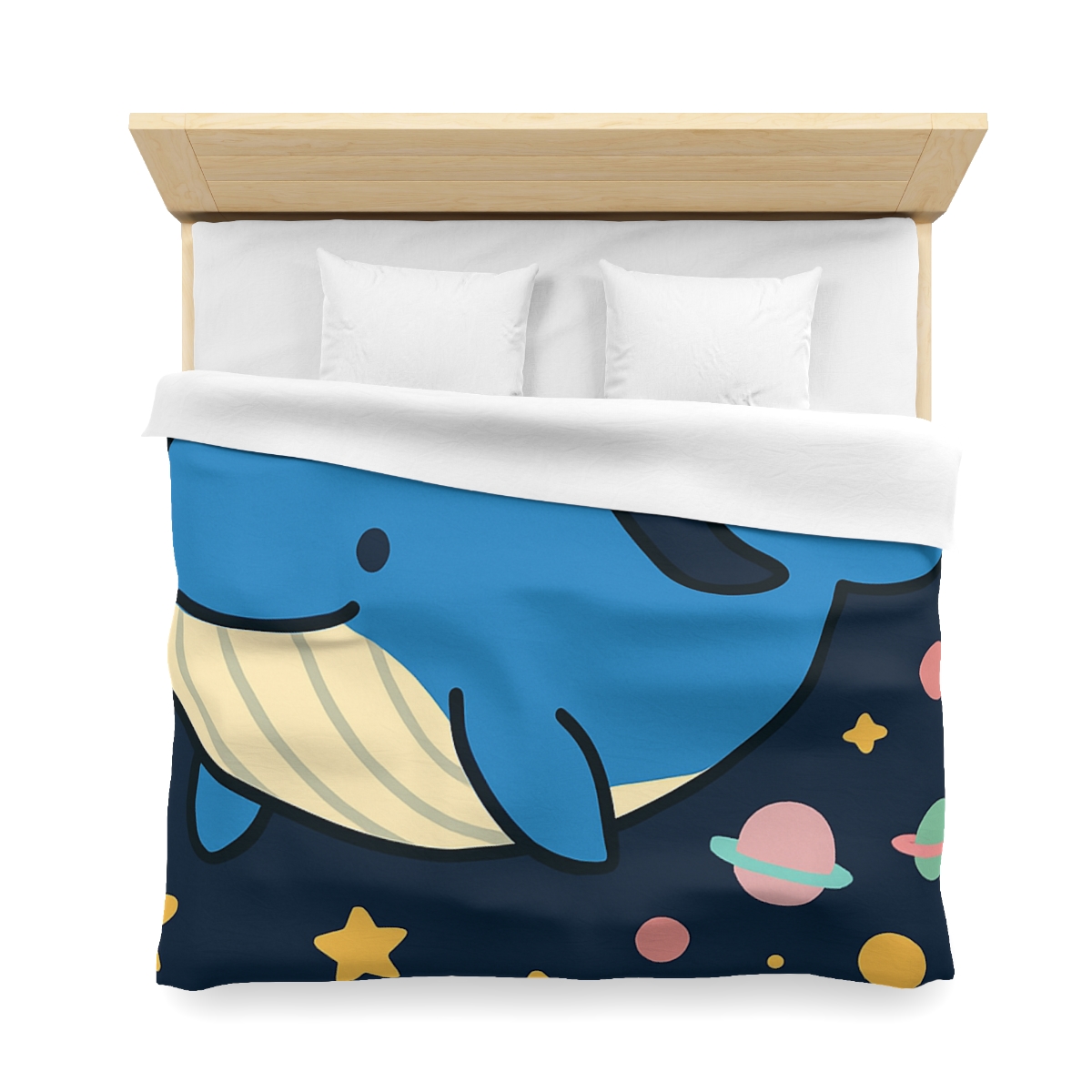 Starry Whale Adventure soft comforter duvets