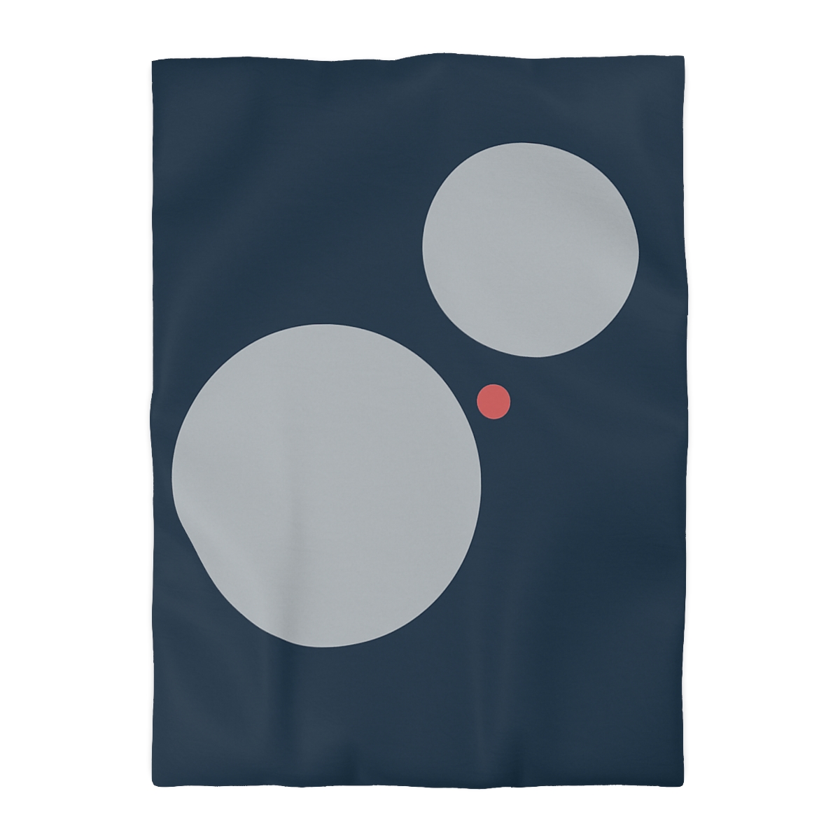 Three Quiet Circles designer printed duvets