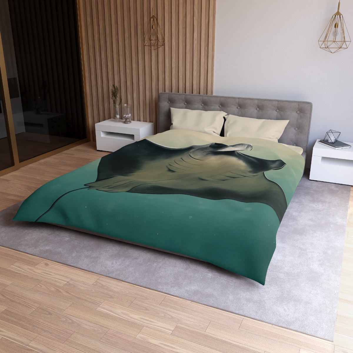 Velvet Current Manta Ray warm winter duvets