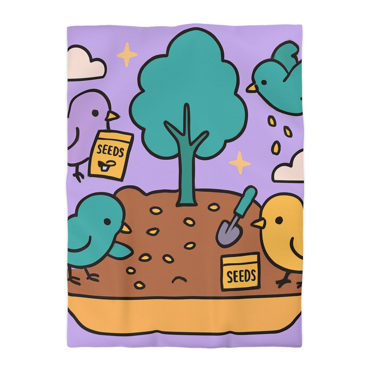 Galaxy Garden Aviary unique patterned duvets