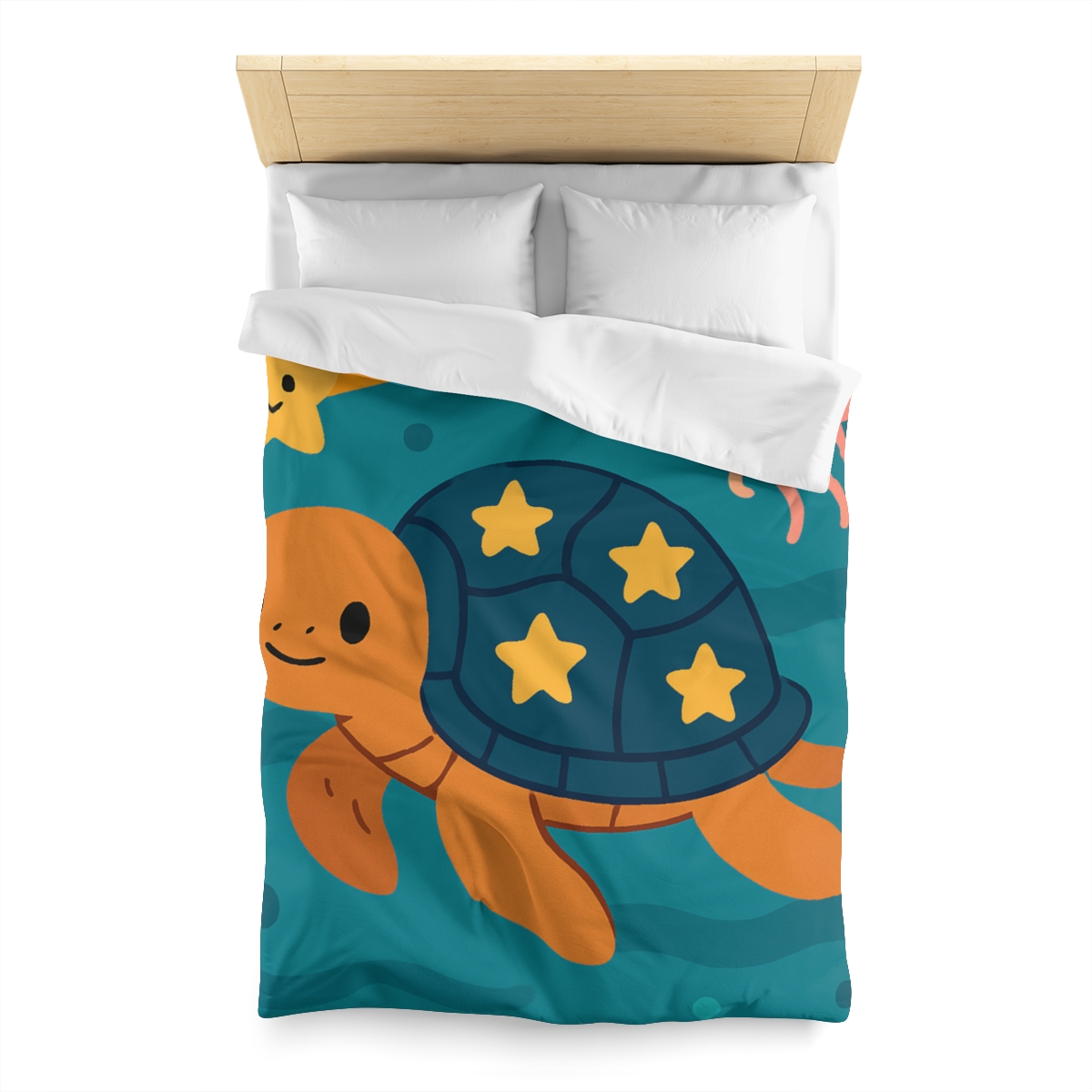 Starlight Sea Turtle Voyage stylish duvet covers