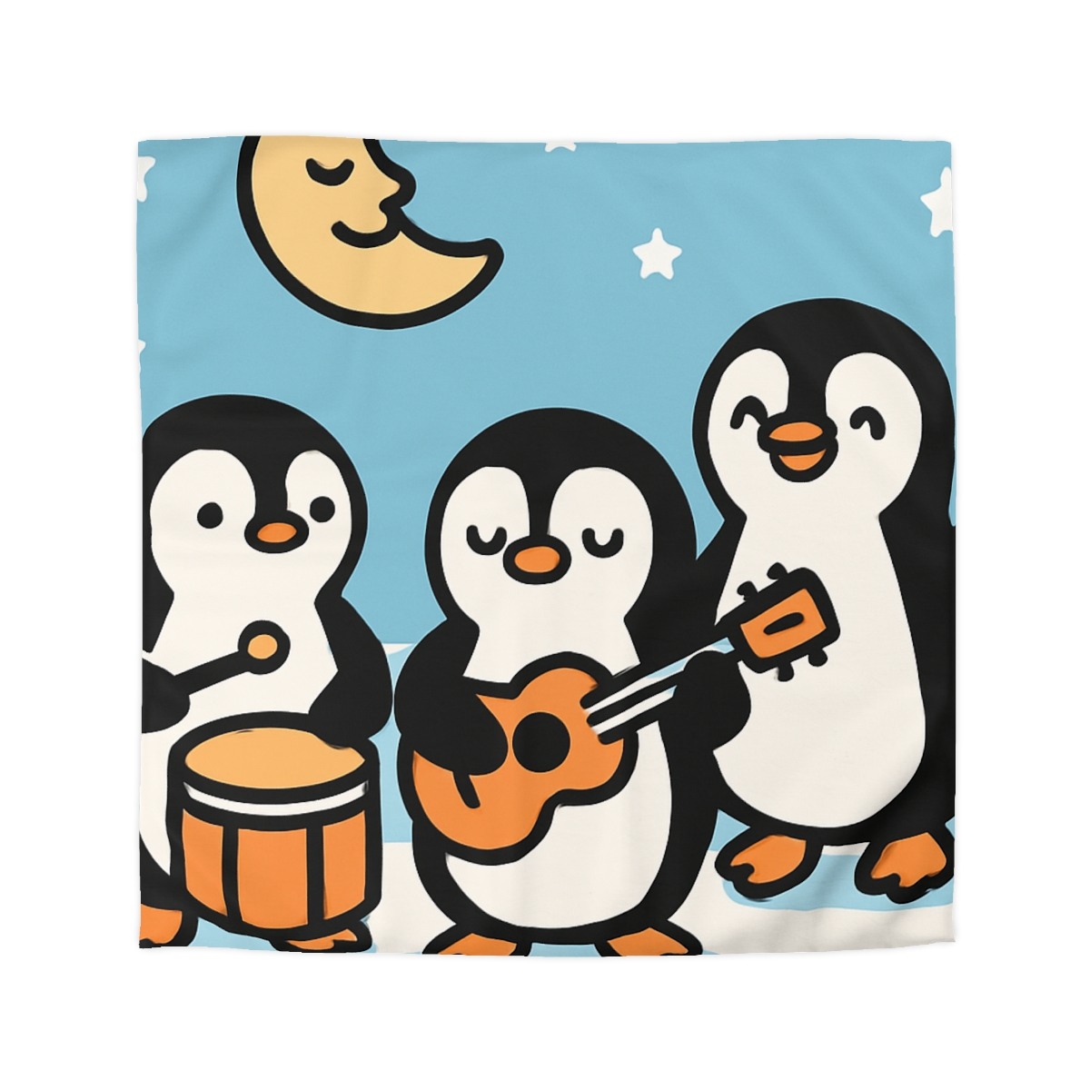 Moonlit Penguin Band unique patterned duvets