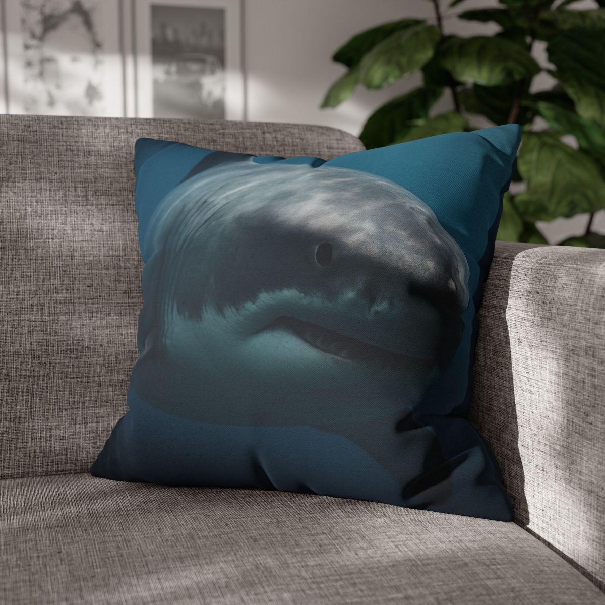 Silent Hunter Great White Shark comfortable bedding pillow covers