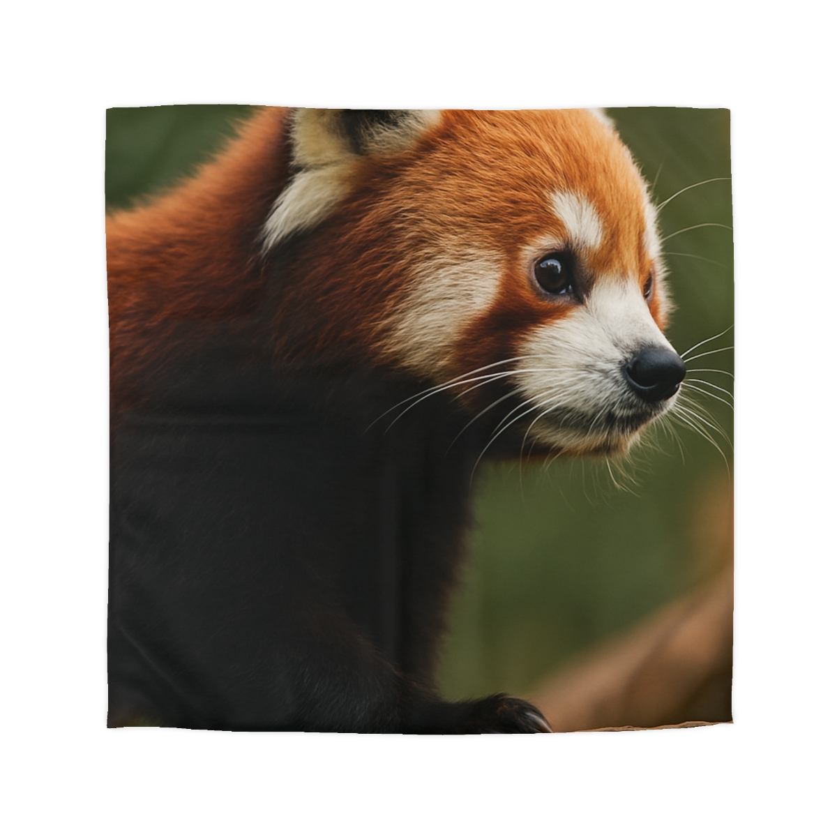 Bamboo Climber Red Panda custom duvets