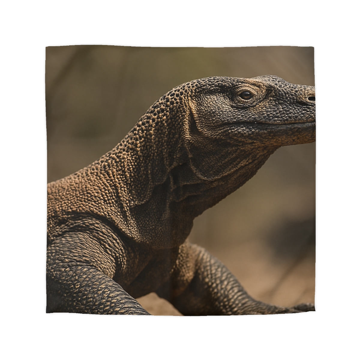 Ancient Sentinel Komodo Dragon soft comforter duvets