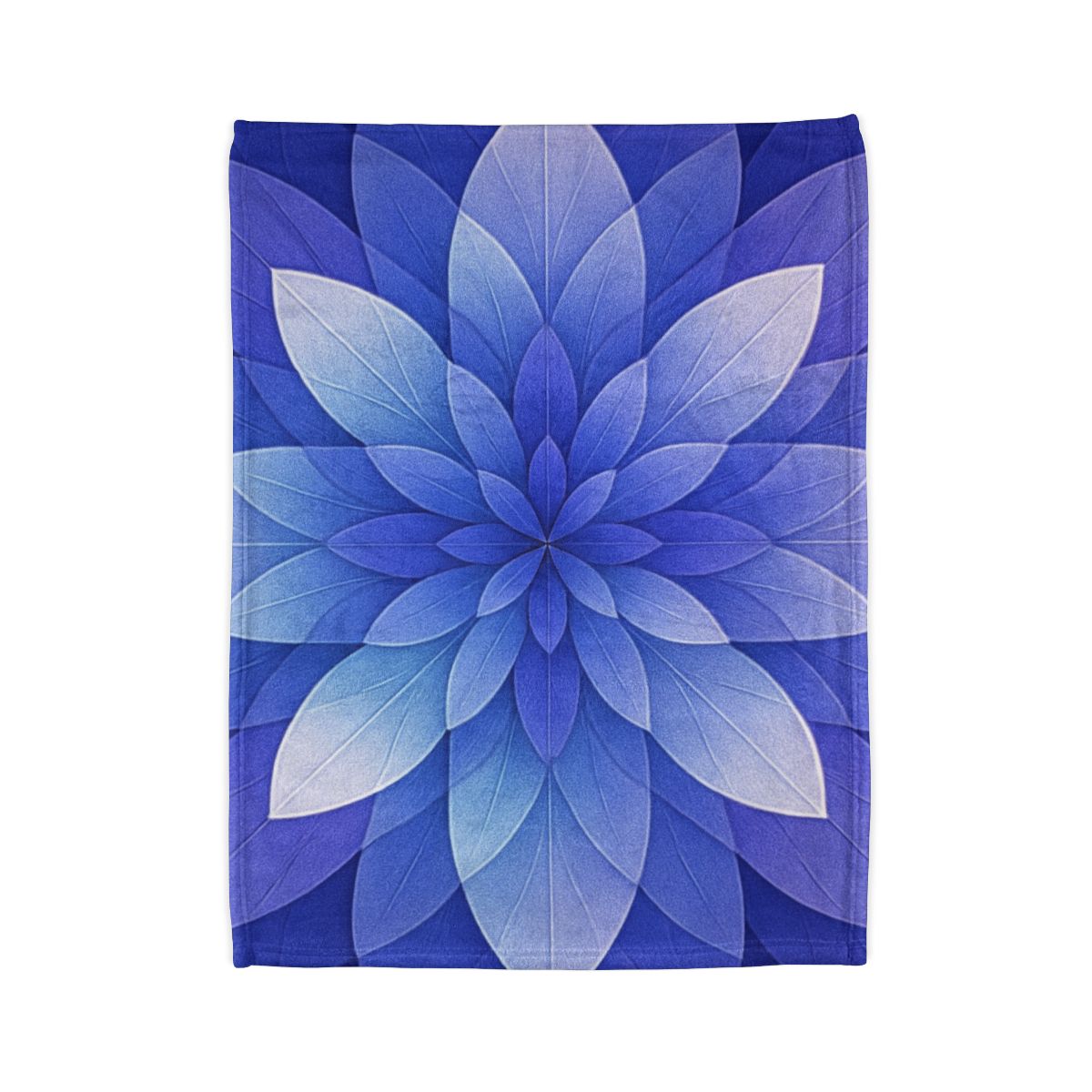 Petal Prism Overlap designer printed blankets