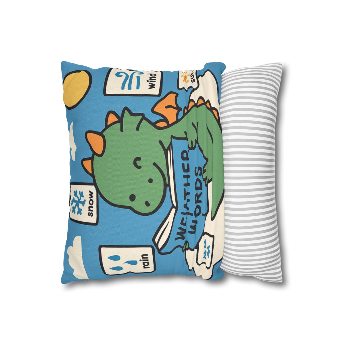 Cloud Library Dragon designer print pillow cases