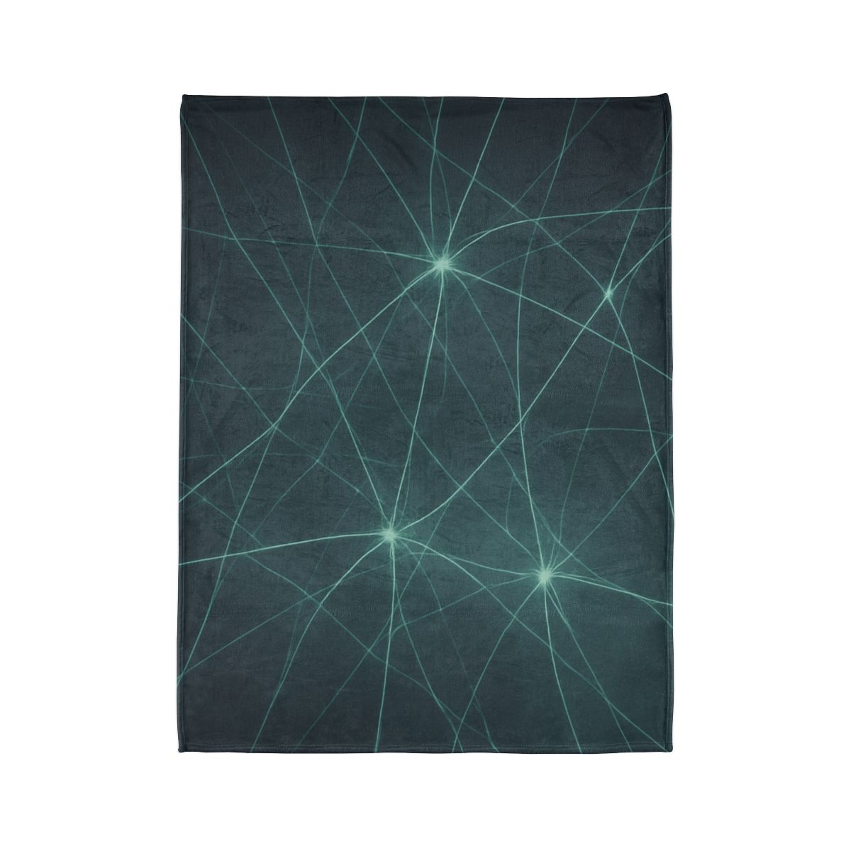Cosmic Web Filament Glow soft fleece blankets