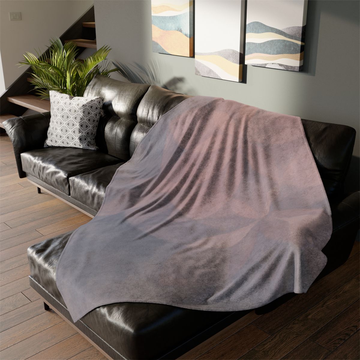 Petal Lattice Mirage stylish throw blankets