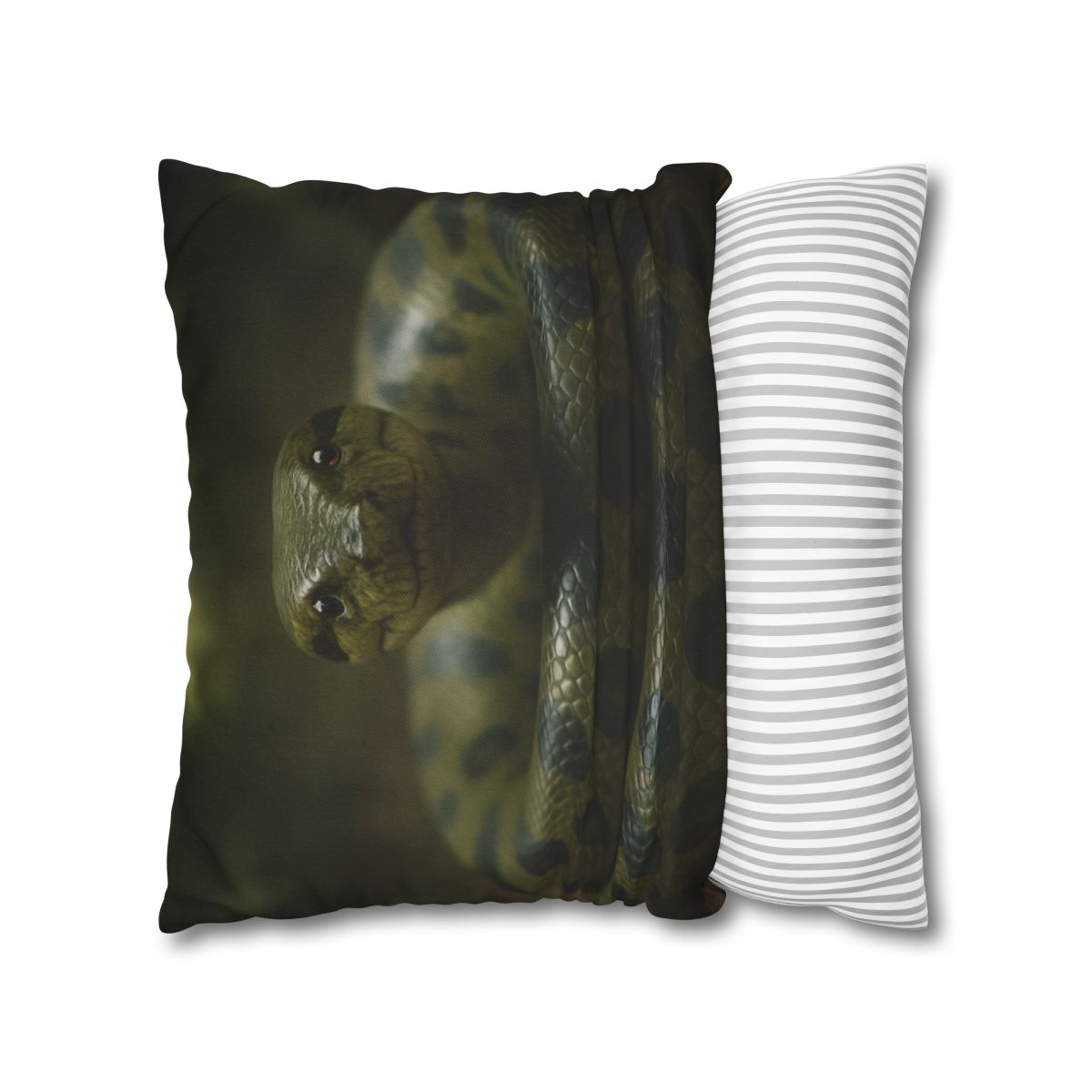 Starlit Coil Green Anaconda stylish decorative pillowcases