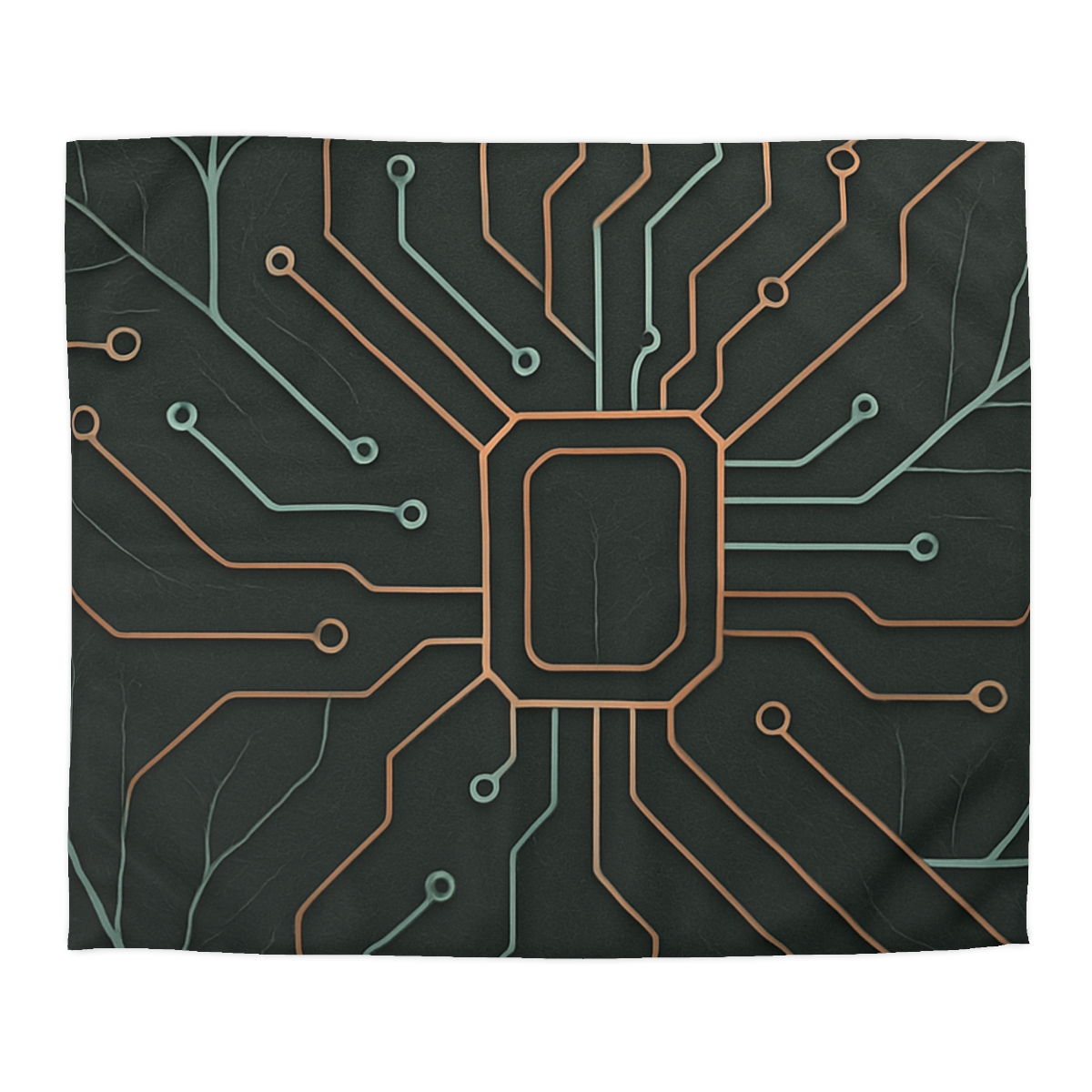 Leaf Vein Circuitry unique patterned duvets