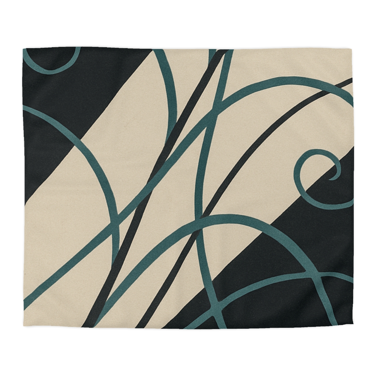 Tendril Motion Study unique patterned duvets