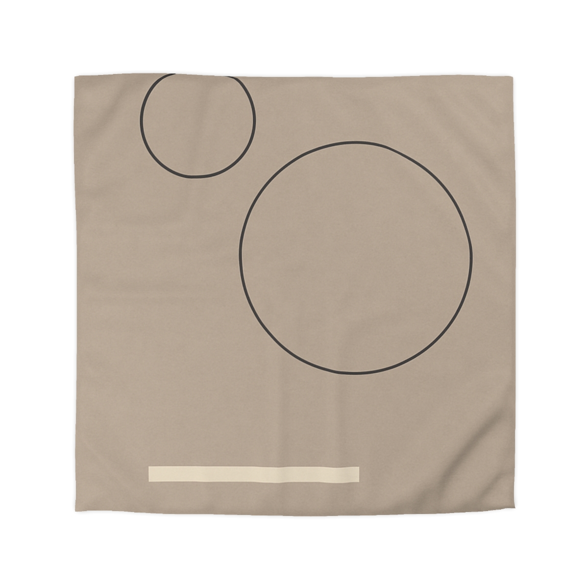 Floating Ring Alignment designer printed duvets