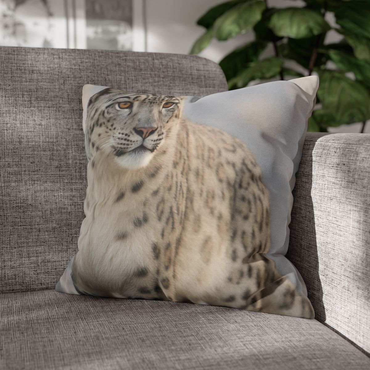Summit Ghost Snow Leopard stylish decorative pillowcases