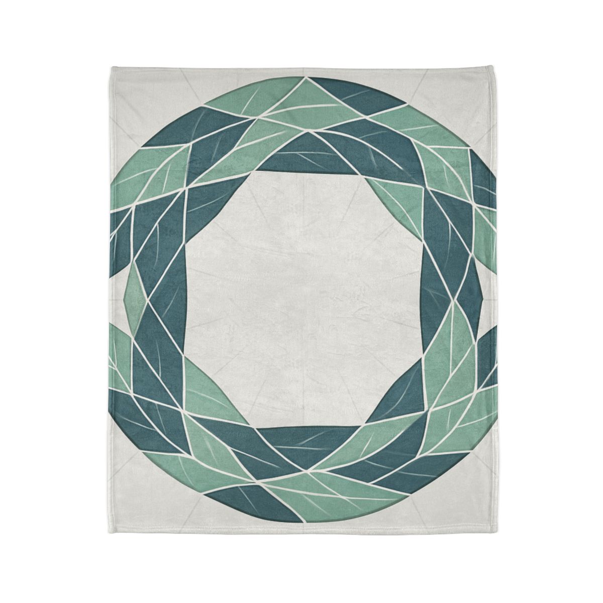 Orbiting Leaf Lattice soft fleece blankets