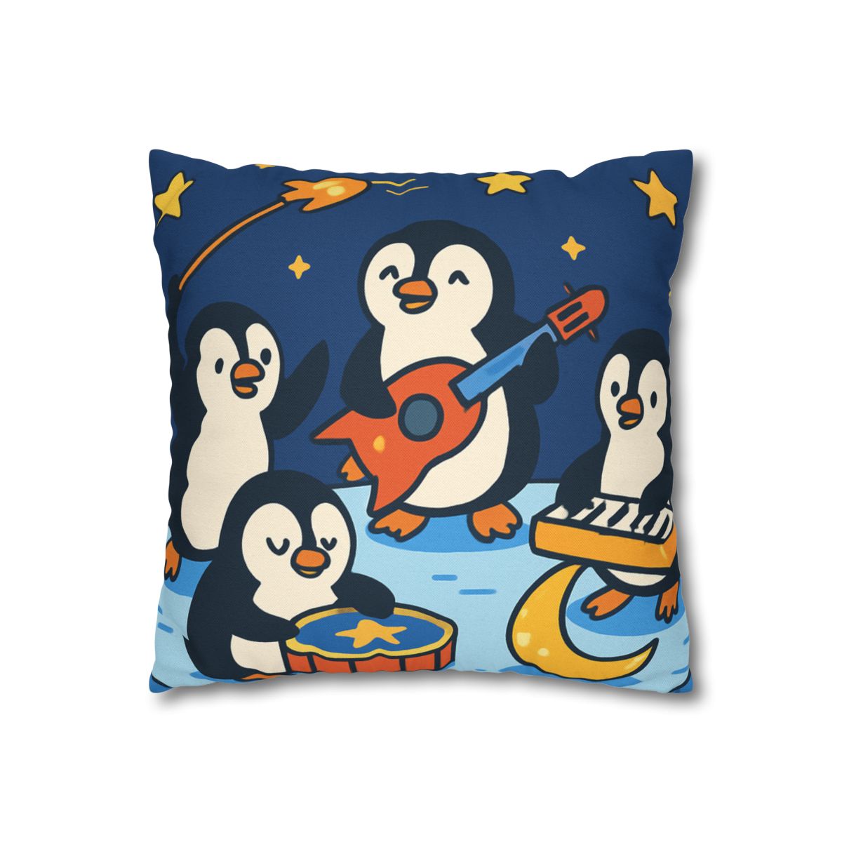 Starlight Symphony Penguin Band unique gift pillow cases