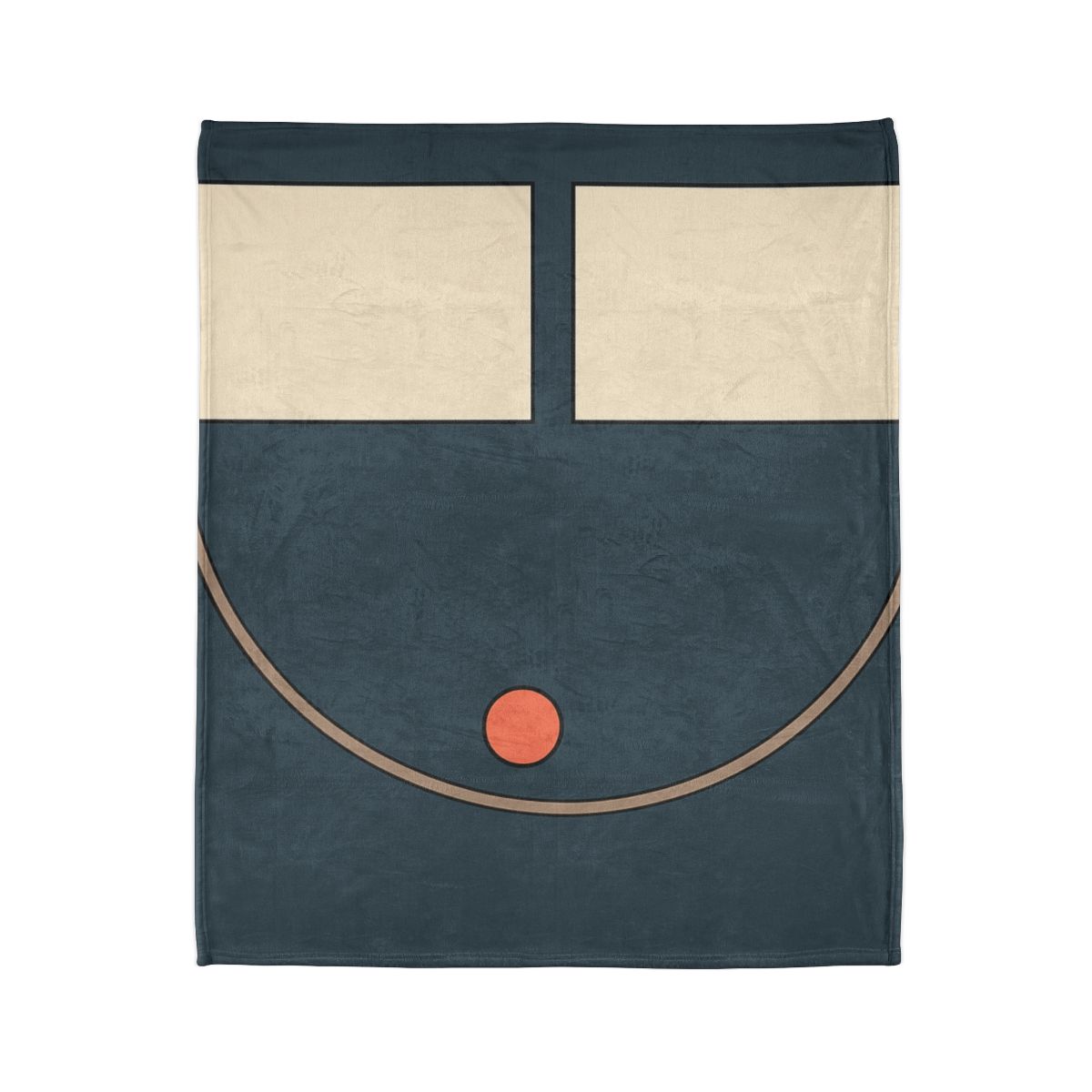 Offset Arc And Twin Rectangles stylish throw blankets