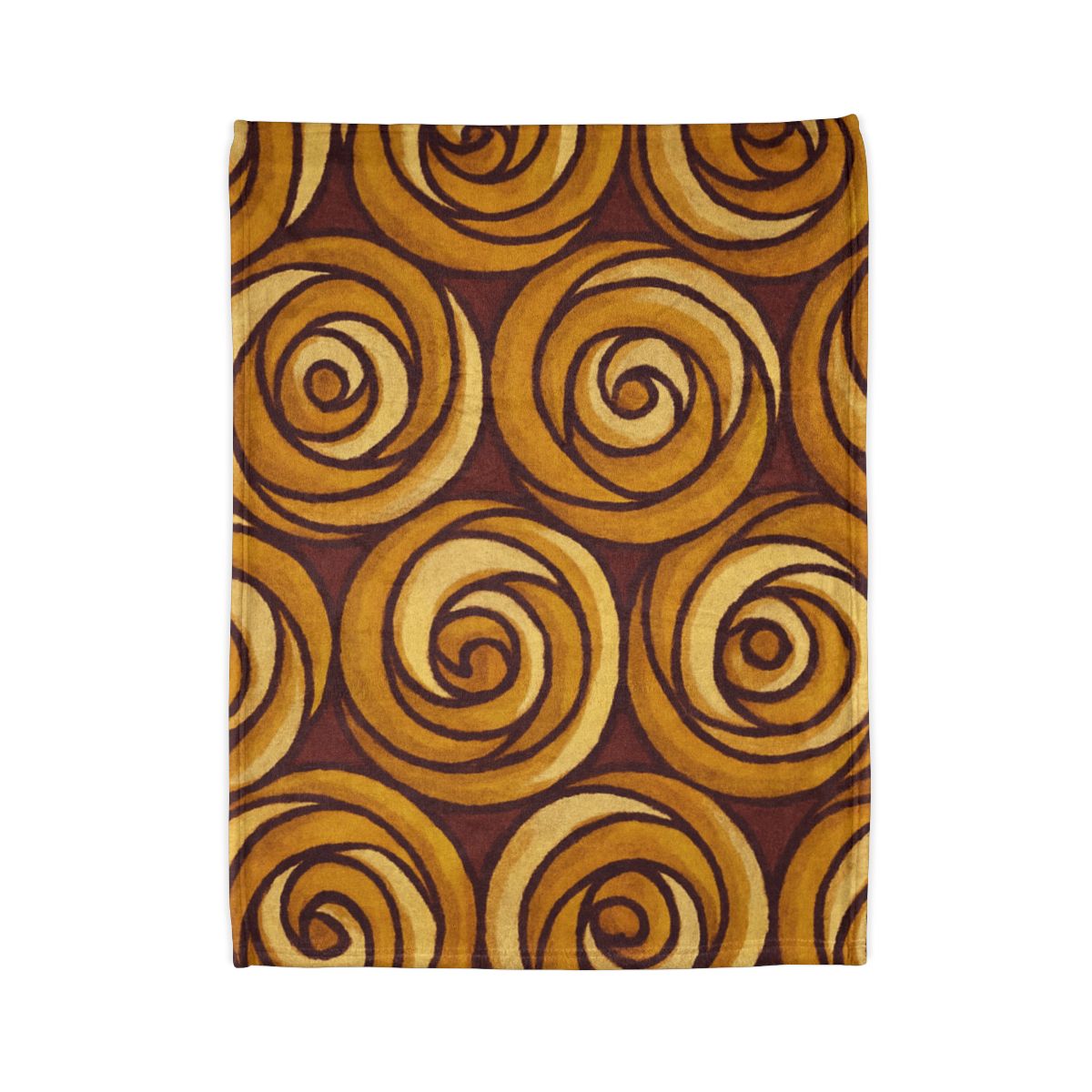 Spiral Bud Tessellation stylish throw blankets