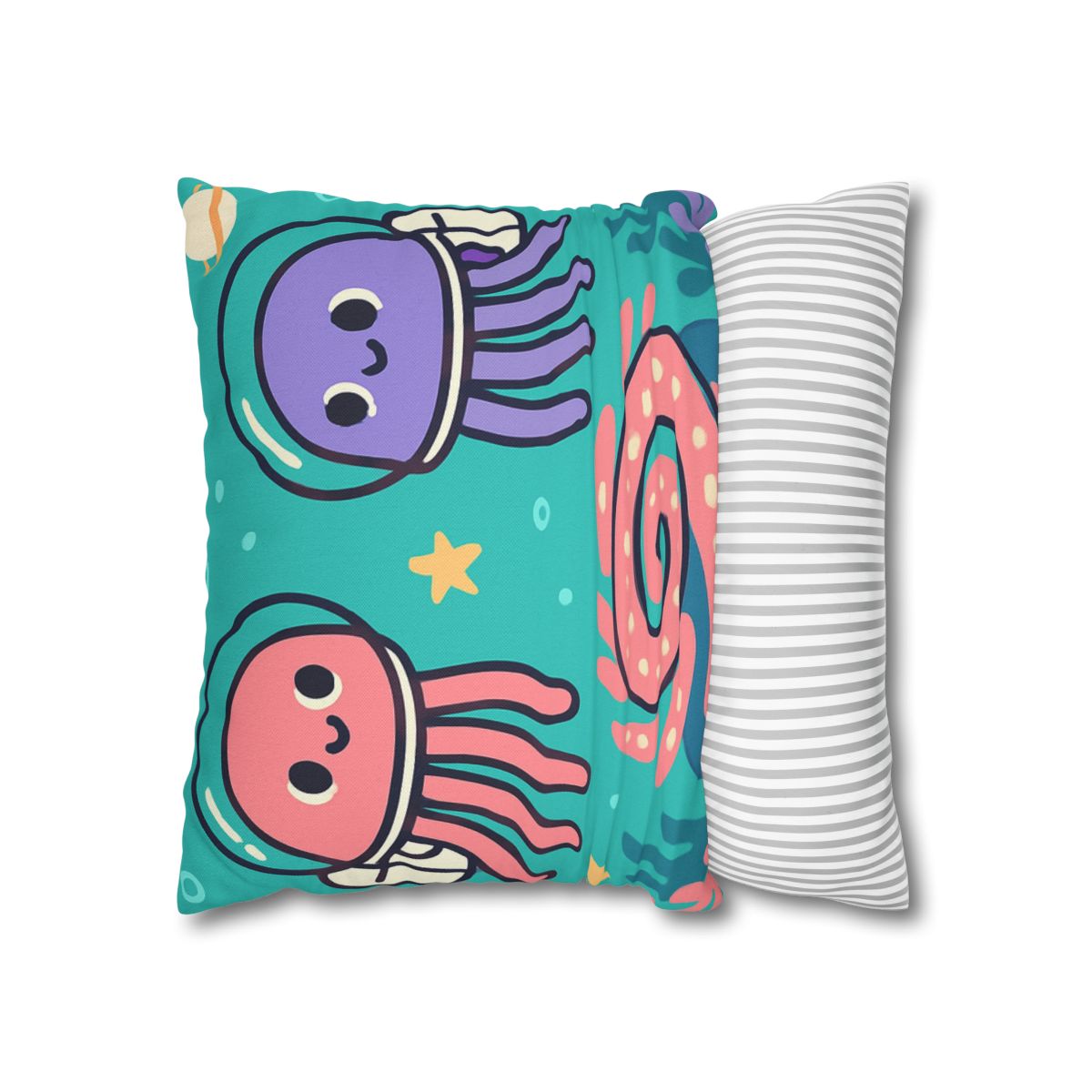 Jellyfish Astronauts In The Coral Nebula comfortable bedding pillow covers