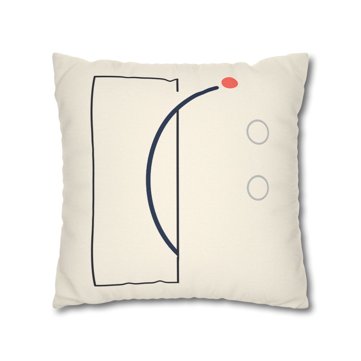 Offset Frame With Orbit Arc custom pillow cases