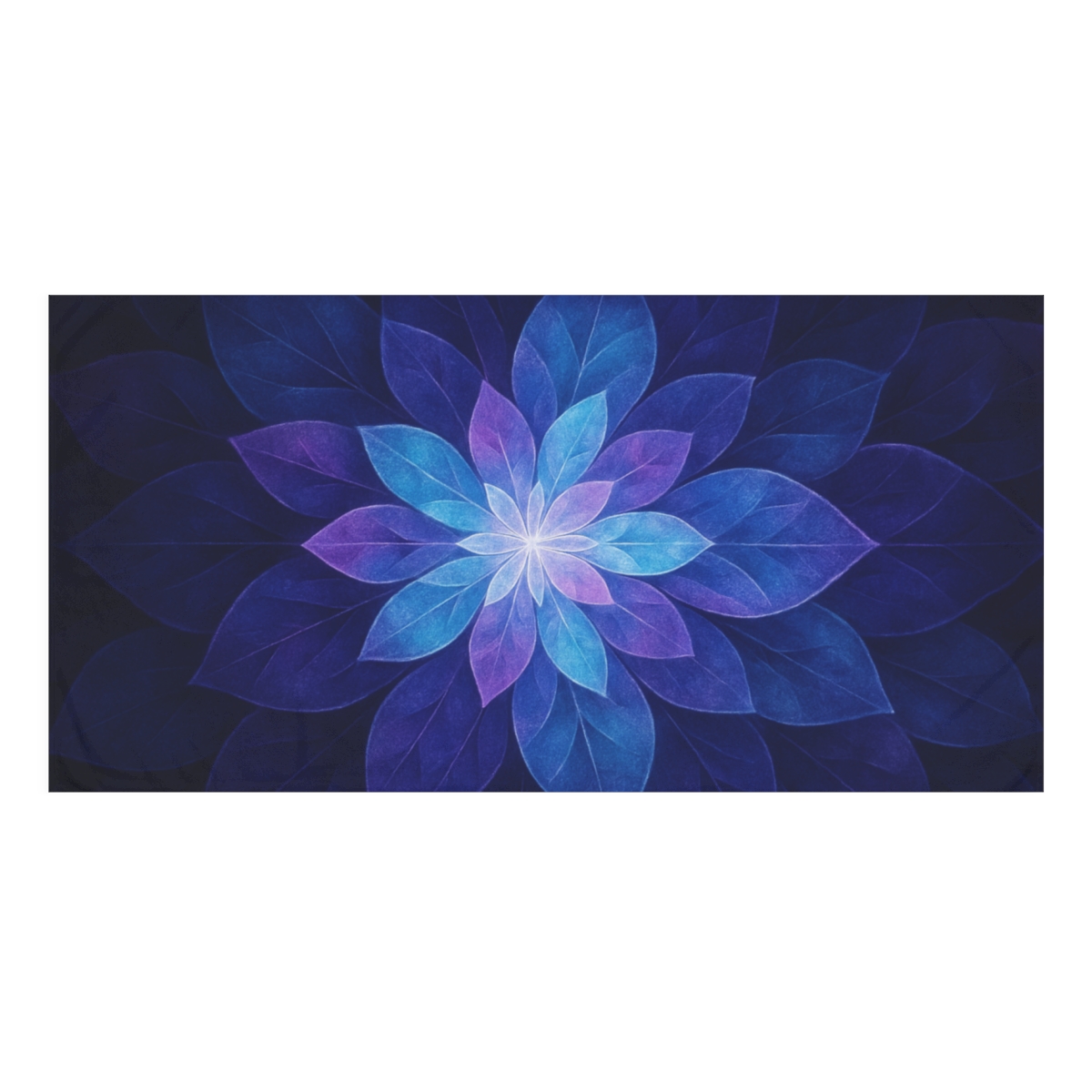 Petal Prism Overlap comfortable face towels