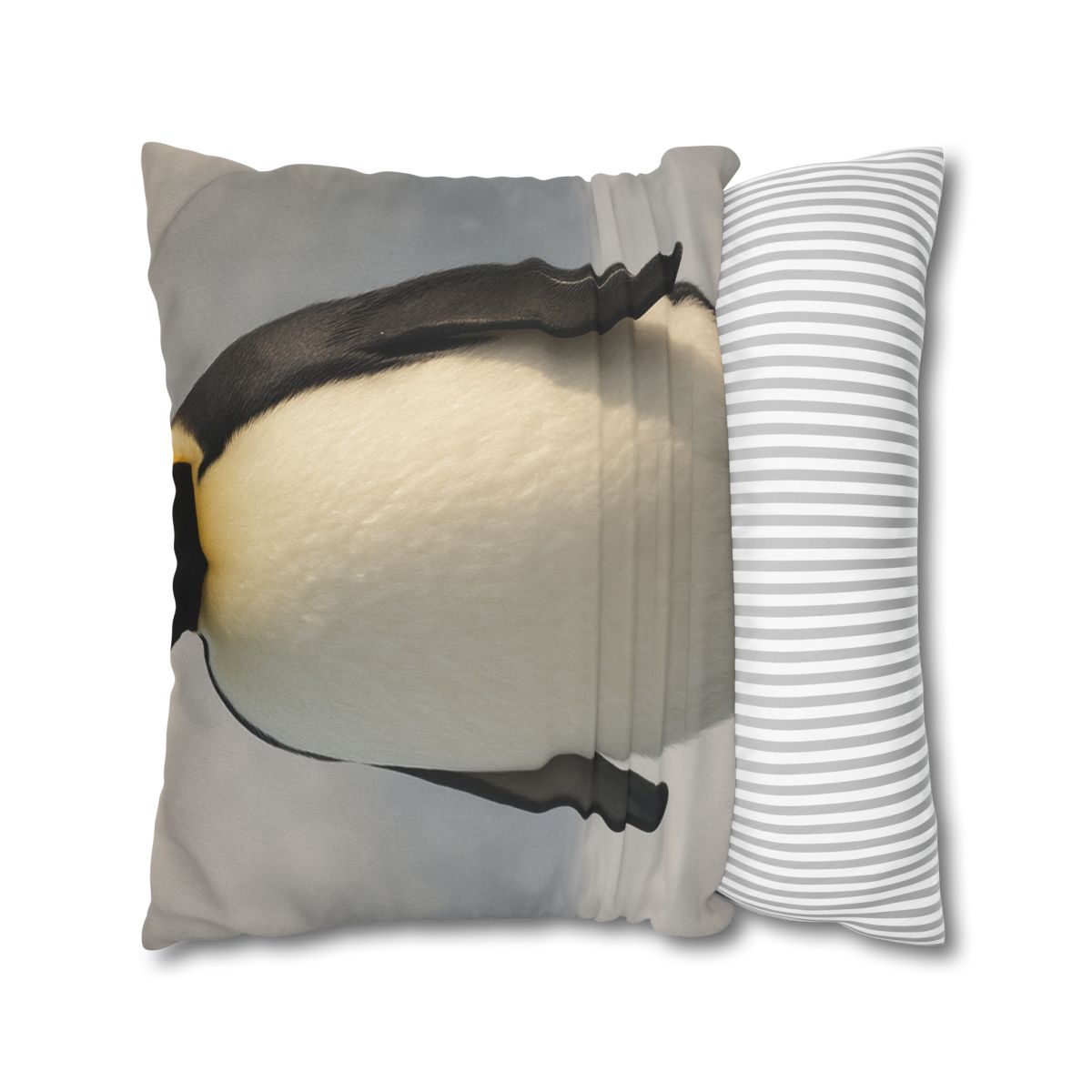 Frost Halo Emperor Penguin personalized pillow covers