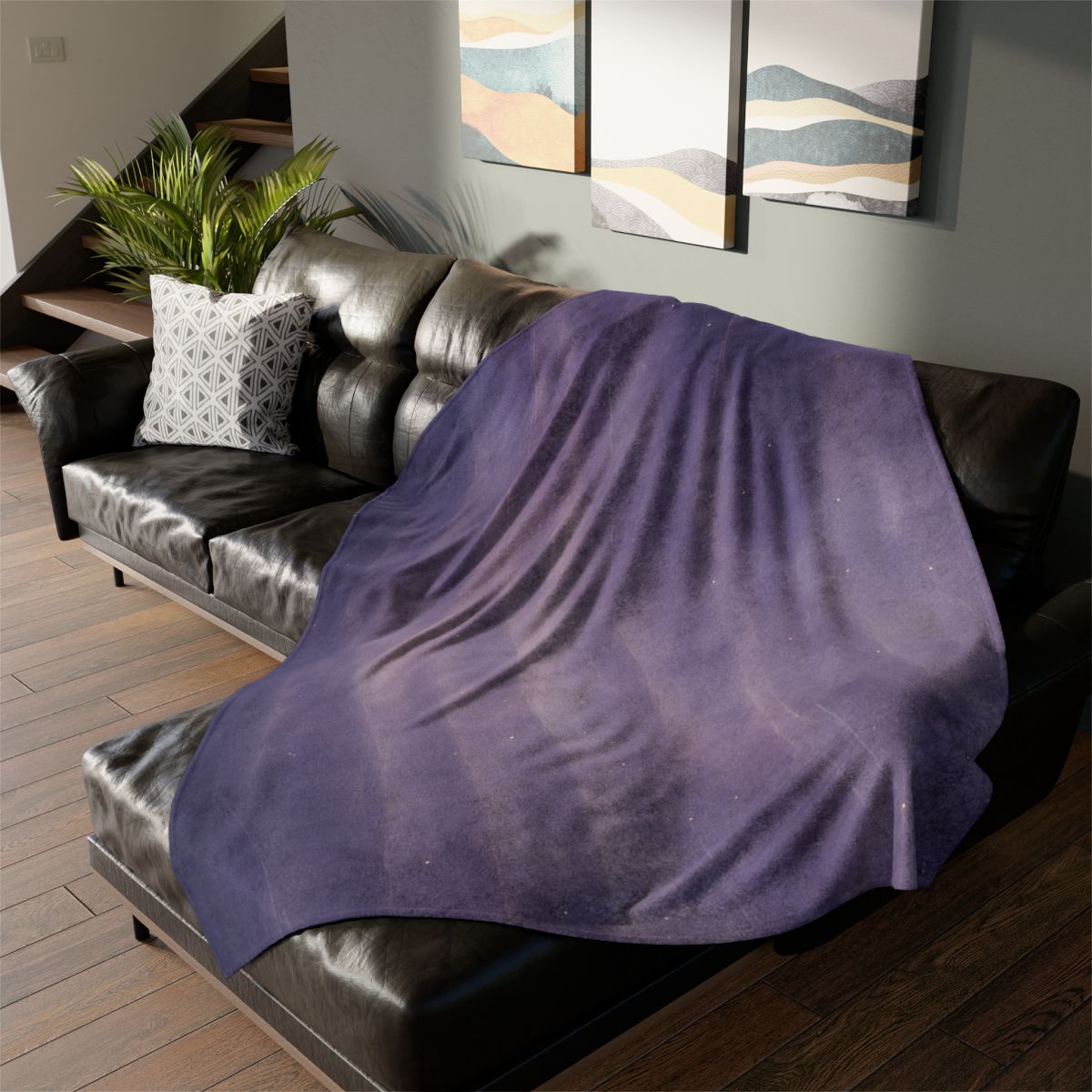 Dark Energy Drift Tapestry soft fleece blankets
