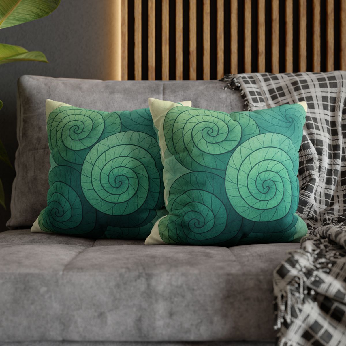 Vein Spiral Canopy personalized pillow covers