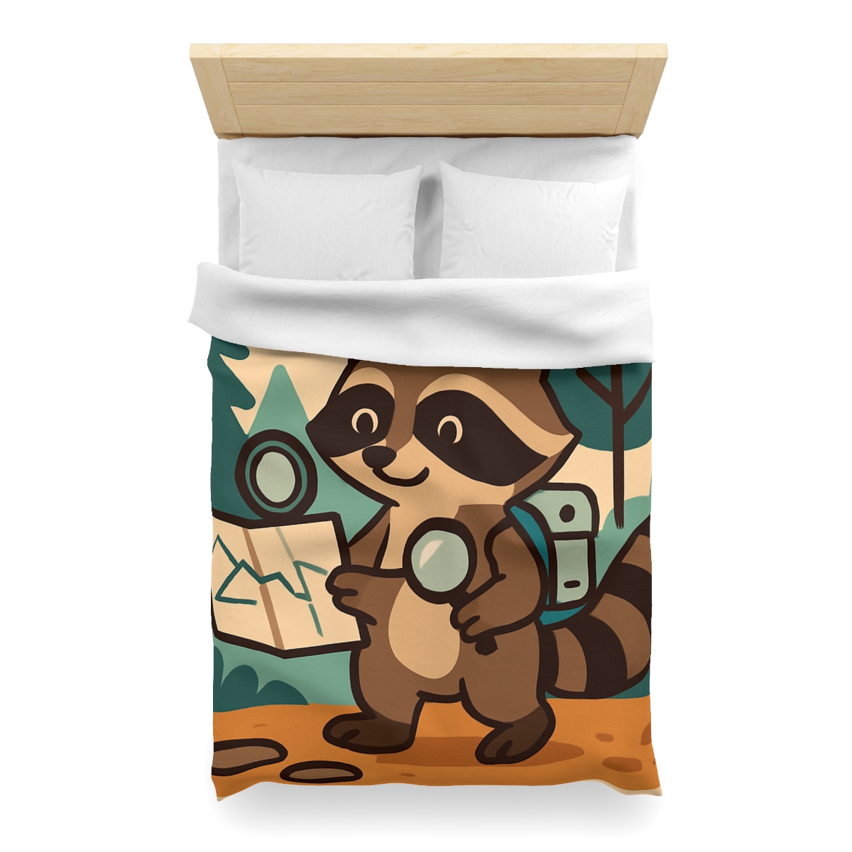 Robot Ranger Raccoon duvets for gifts