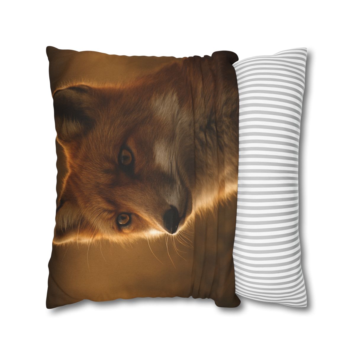 Crimson Whisper Red Fox comfortable bedding pillow covers